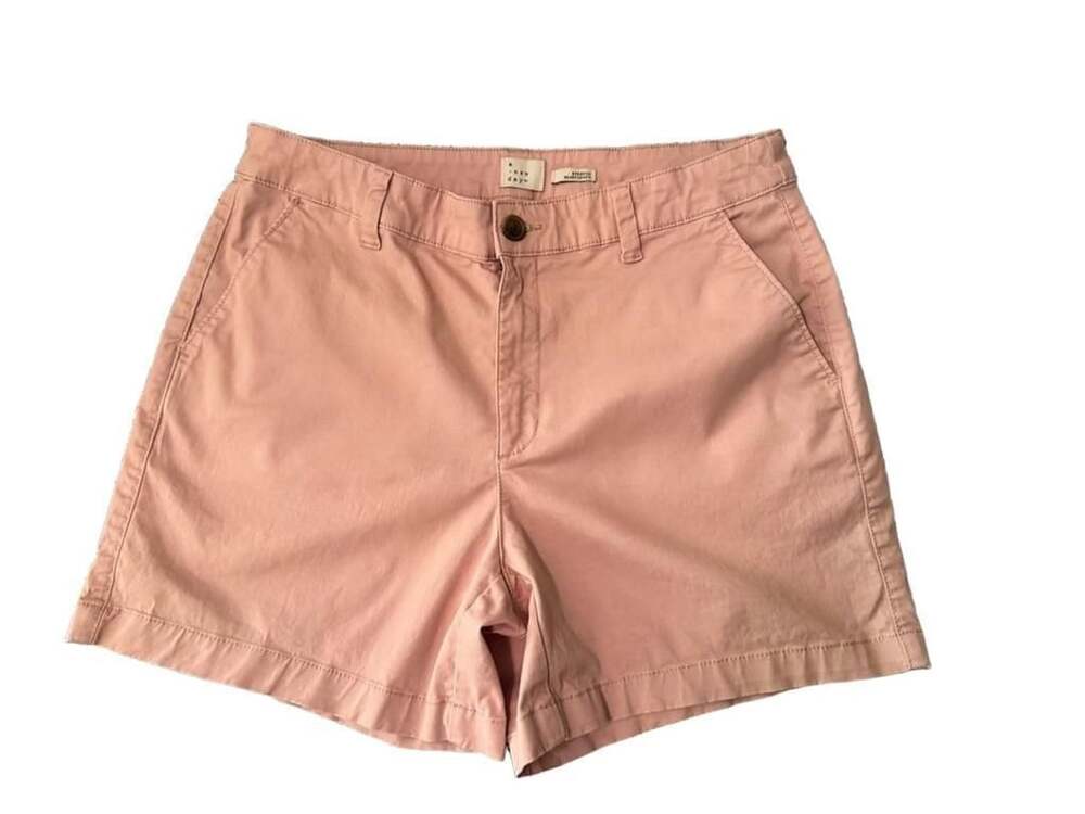 A New Day Stretch Shorts Size 8 Pink b1477